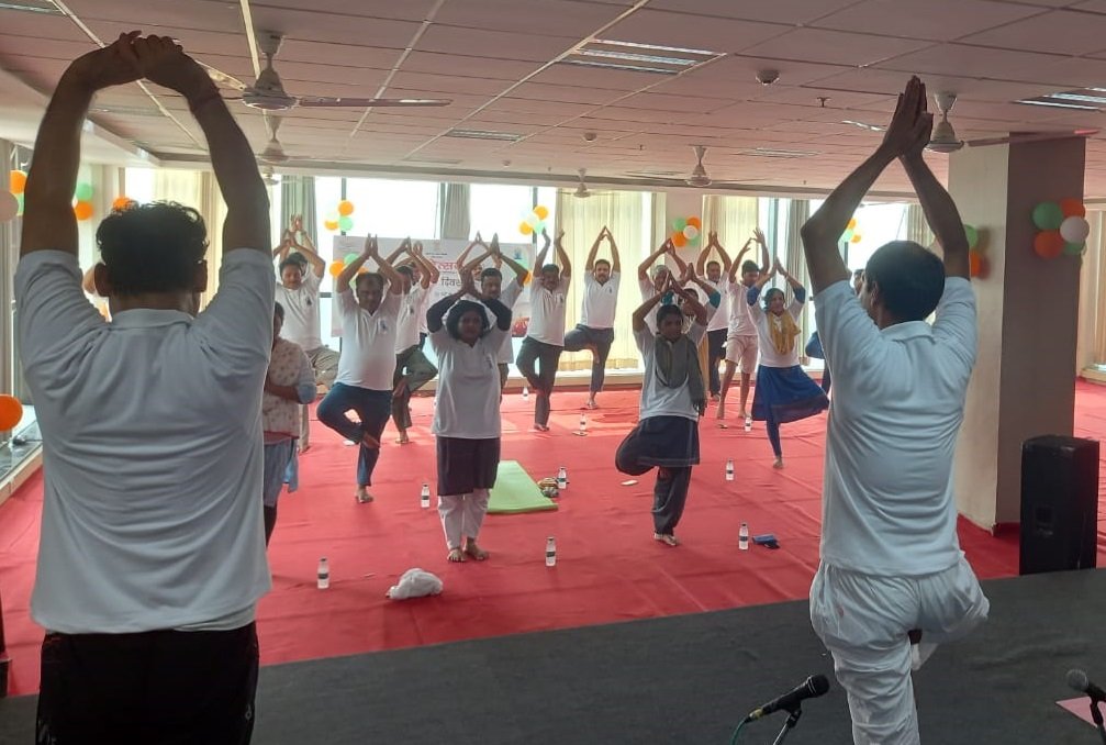 सूचना एवं प्रसारण मंत्रालय, भारत सरकार पटना द्वारा ‘योग उत्सव’ कार्यक्रम का आयोजन
