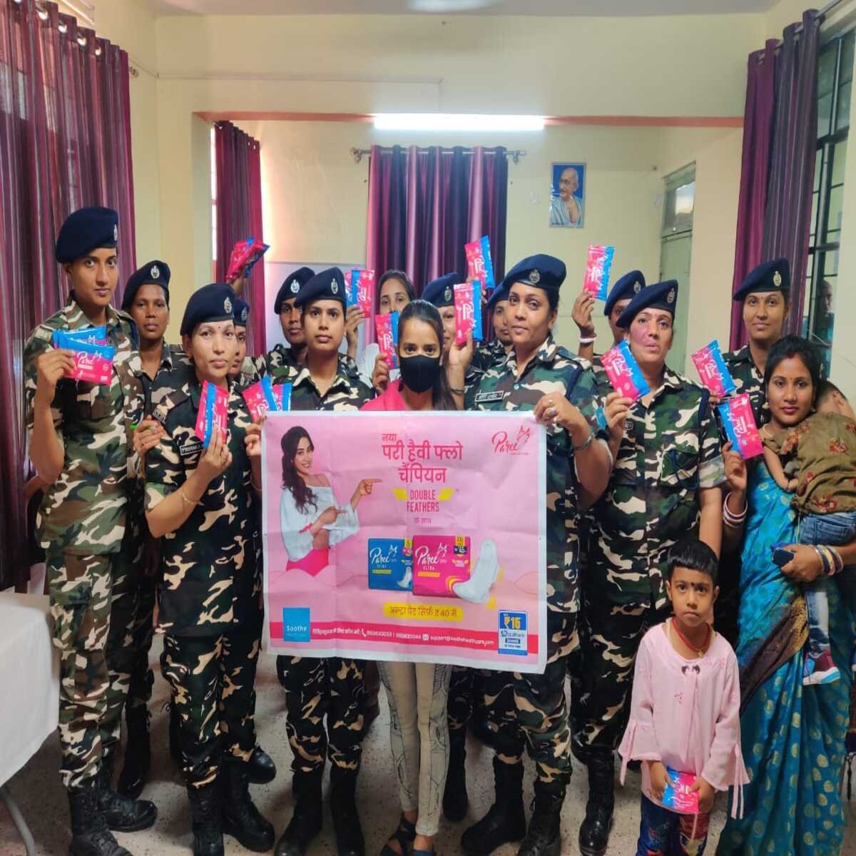 पटना: परी सैनिटरी पैड्स ने पटना की महिला पुलिस अधिकारियों के प्रयासो के लिए उन्हें किया सलाम