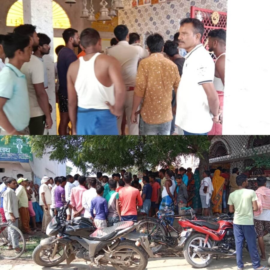 रोहतास: माँ काली के मंदिर के ताला तोड़ कर अज्ञात चोरों ने चुरा ले भागे माता का आभूषण