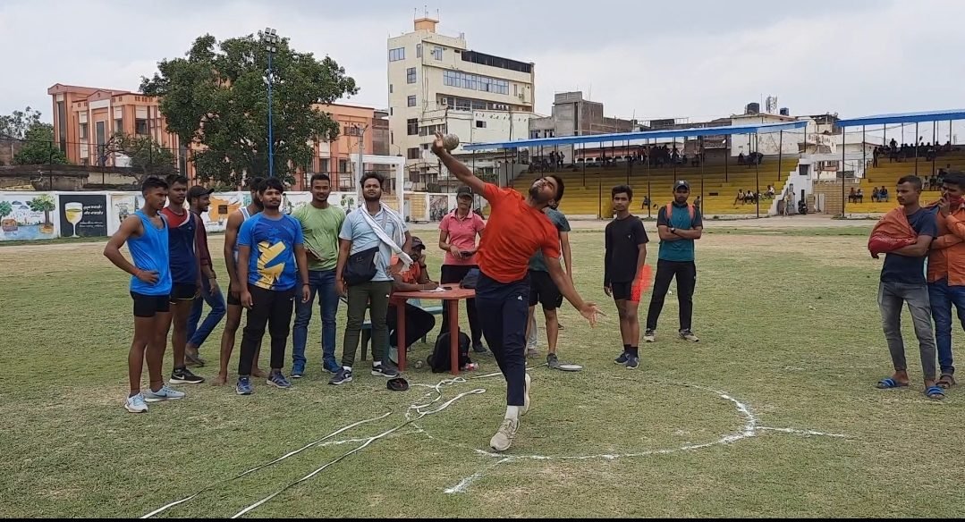 राज्यस्तरीय एथेलेटिक्स प्रतियोगिता के लिए ट्रायल के मध्यम से खिलाड़ियों का हुआ चयन