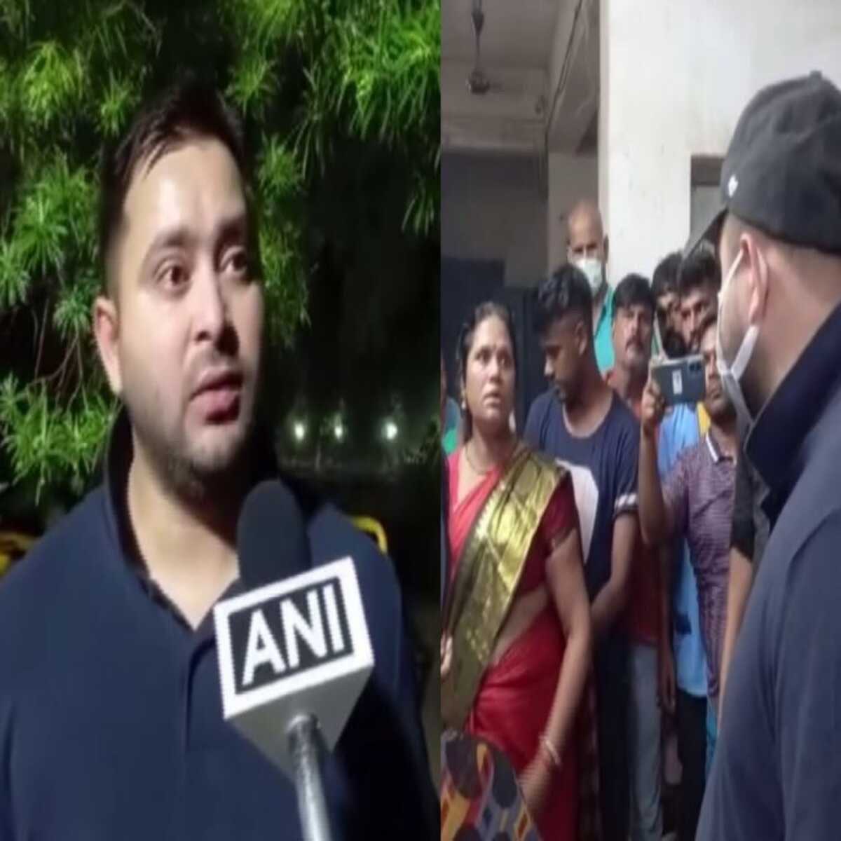 आधी रात को निरीक्षण करने  PMCH पहुंचे तेजस्वी यादव, मच गई हड़कंप