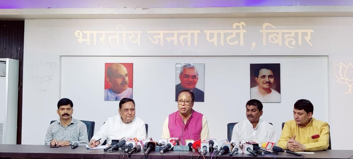 पटना : बिहार में अपराधियों व माफियाओं को खुली छूट : संजय जायसवाल