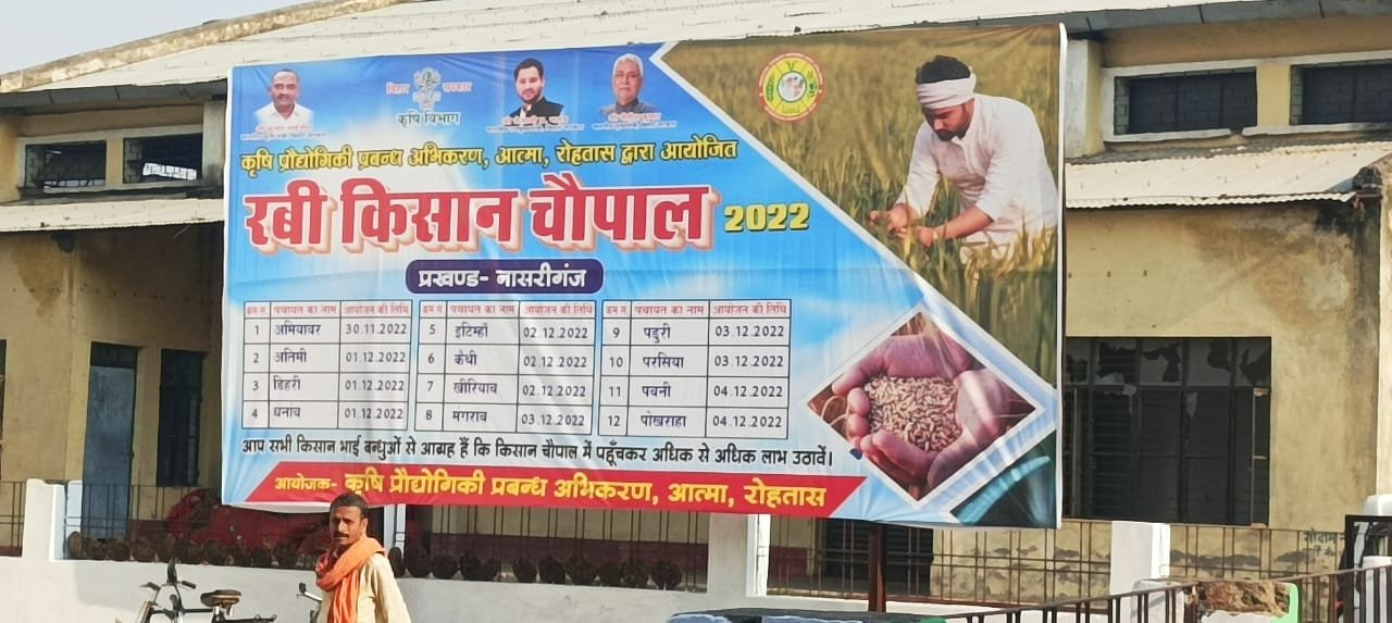 12 पंचायतों में रबि किसान चौपाल का आयोजन