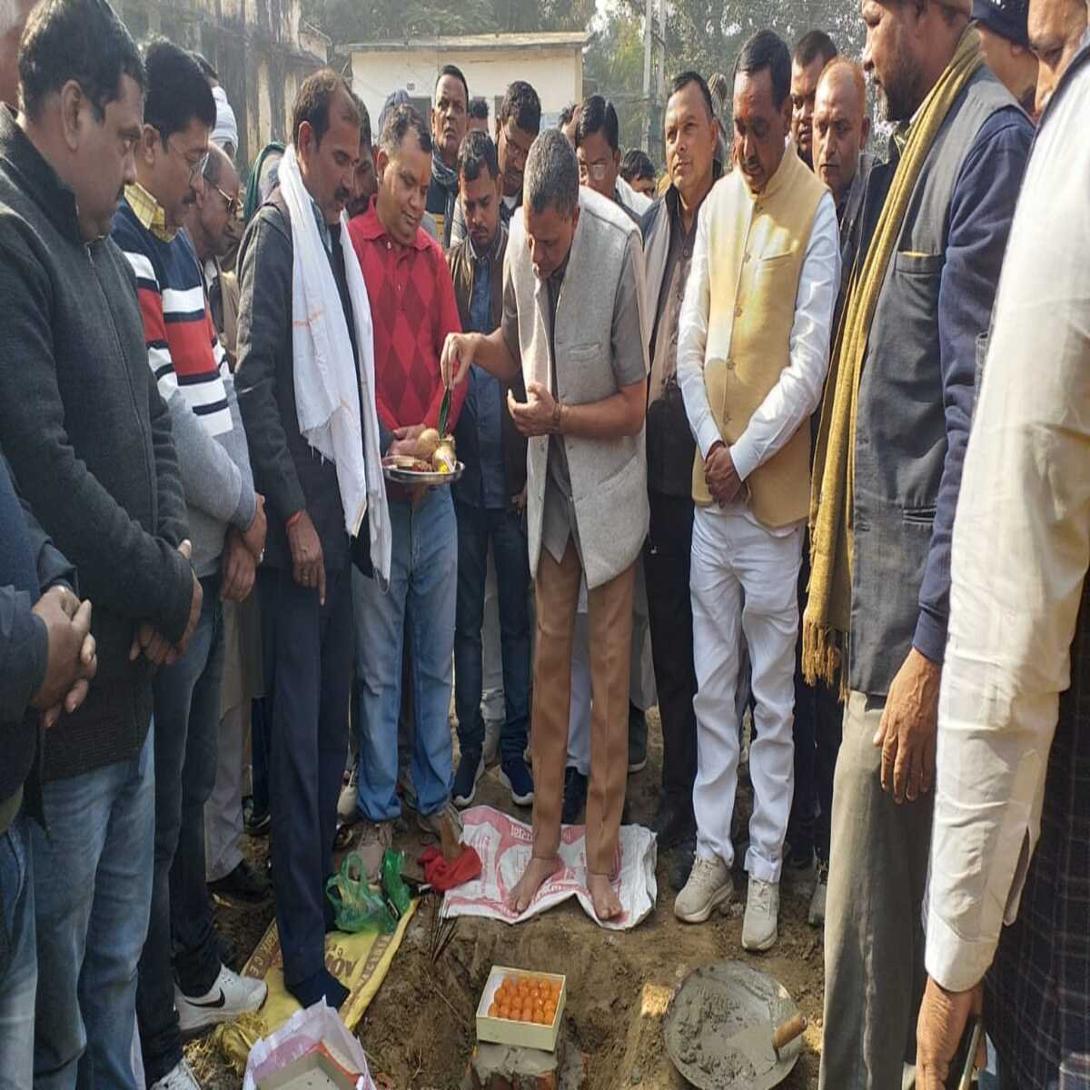 दुर्गावती में 7.50 करोड़ लागत से बनने वाले 30 बेड के अस्पताल का विधायक ने किया शिलान्यास
