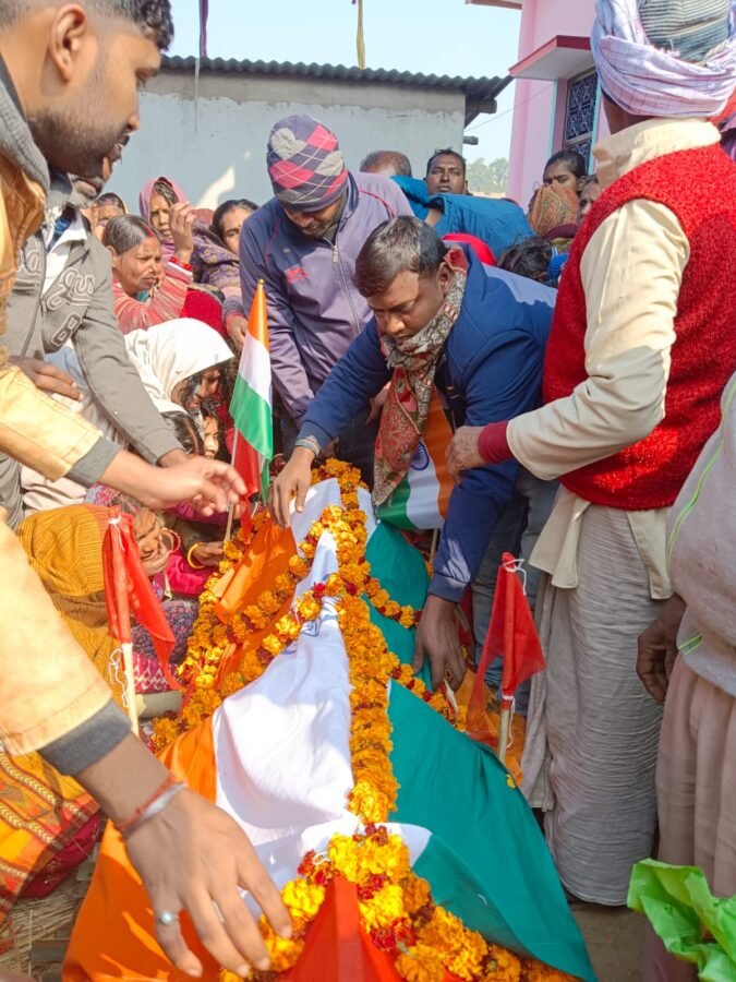 शोक:सेवानिवृत्त सीआरपीएफ जवान का हुआ आकस्मिक निधन 