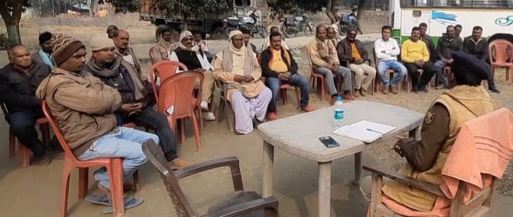 सरस्वती पूजा को लेकर ओपी में हुई शांति समिति की बैठक