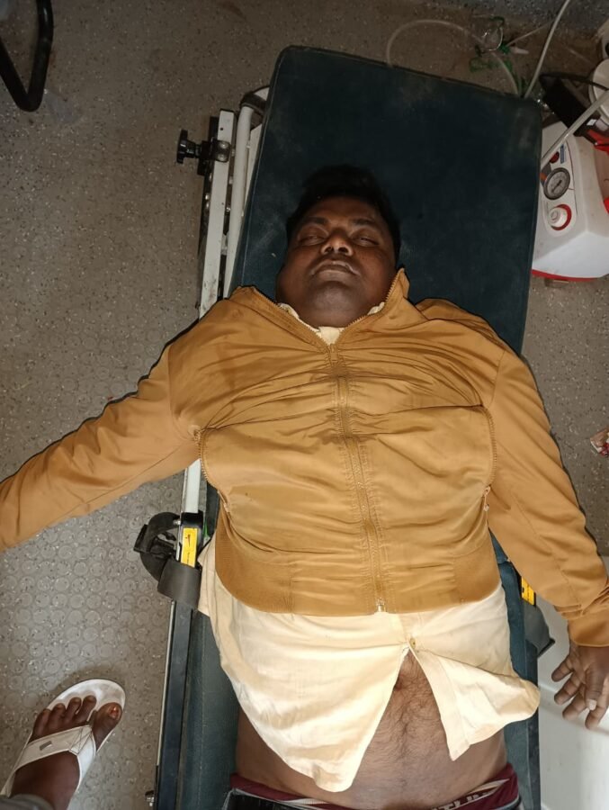 हादसा सड़क दुर्घटना में हुई एंबुलेंस चालक की मौत