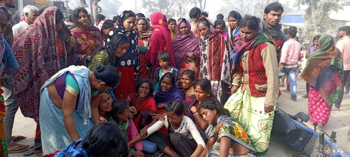 अनियंत्रित रफ्तार के ट्रक ने बाईक सवार को रौंदा,मौत
