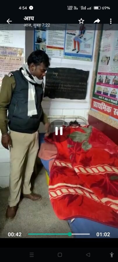  नोखा थाने मैं स्थापित गुड्डू कुमार के प्रयास से बची जान