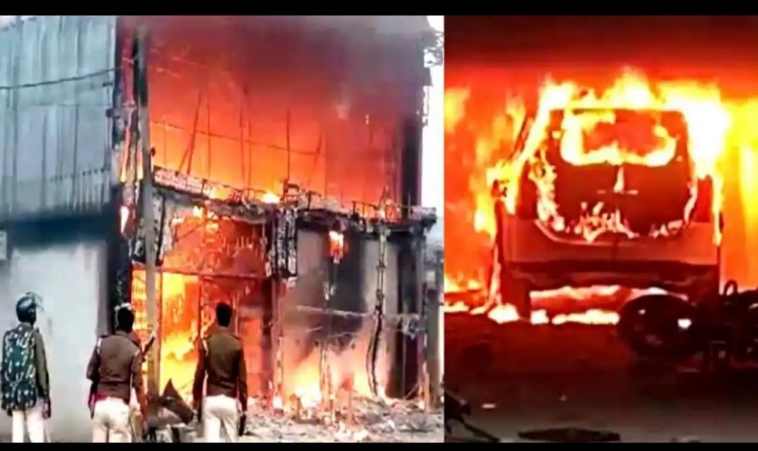 राजधानी पटना में 43 राउंड की फायरिंग, गुस्साई भीड़ ने आरोपियों के घर और गाड़ियों को फूंका!