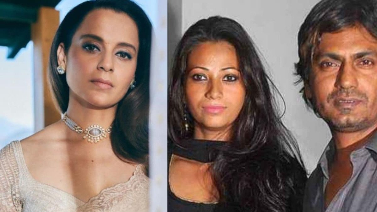 बॉलीवुड क्वीन कंगना रनौत पर भड़की नवाजुद्दीन सिद्दीकी की पत्नी, जानिए मामला