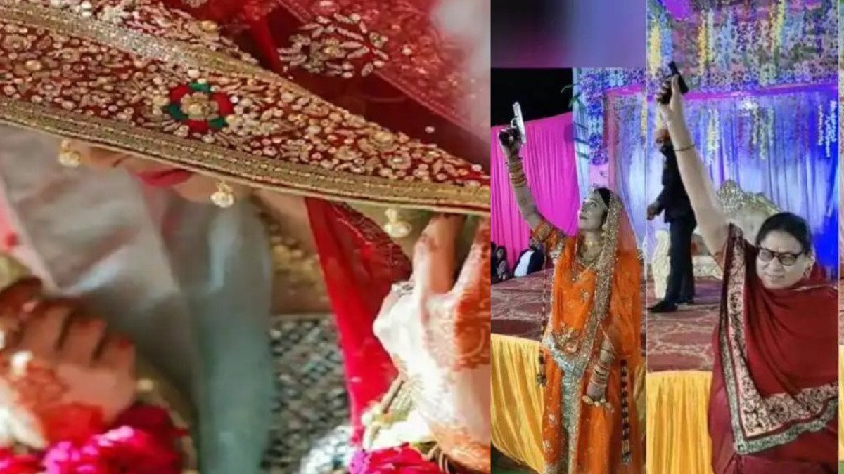 शादी में दूल्हे की मां ने चलाई गोली, मच गया हंगामा ! Video  हुआ वायरल