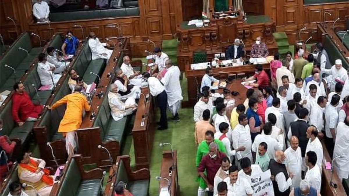बिहार विधानसभा में मर्यादा भंग, हंगामा व गाली-गलौच के बीच शर्मसार हुआ लोकतंत्र!