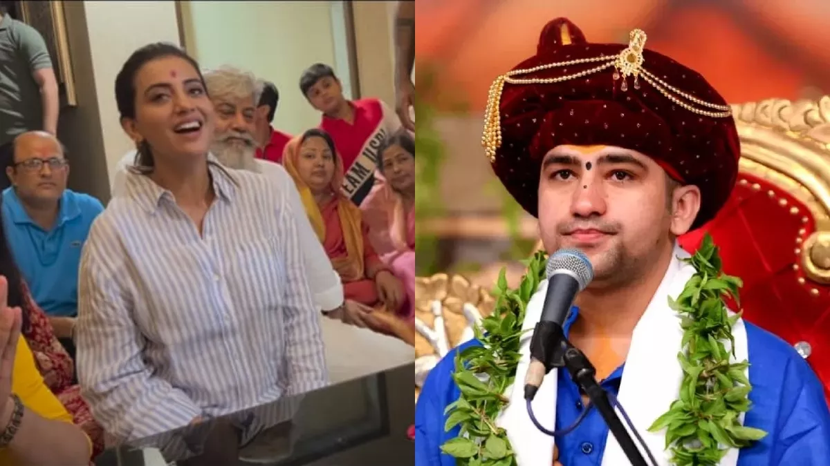Baba Bageshwar: बाबा बागेश्वर से मिलने पहुंची अक्षरा सिंह, जानिए फिर क्या हुआ