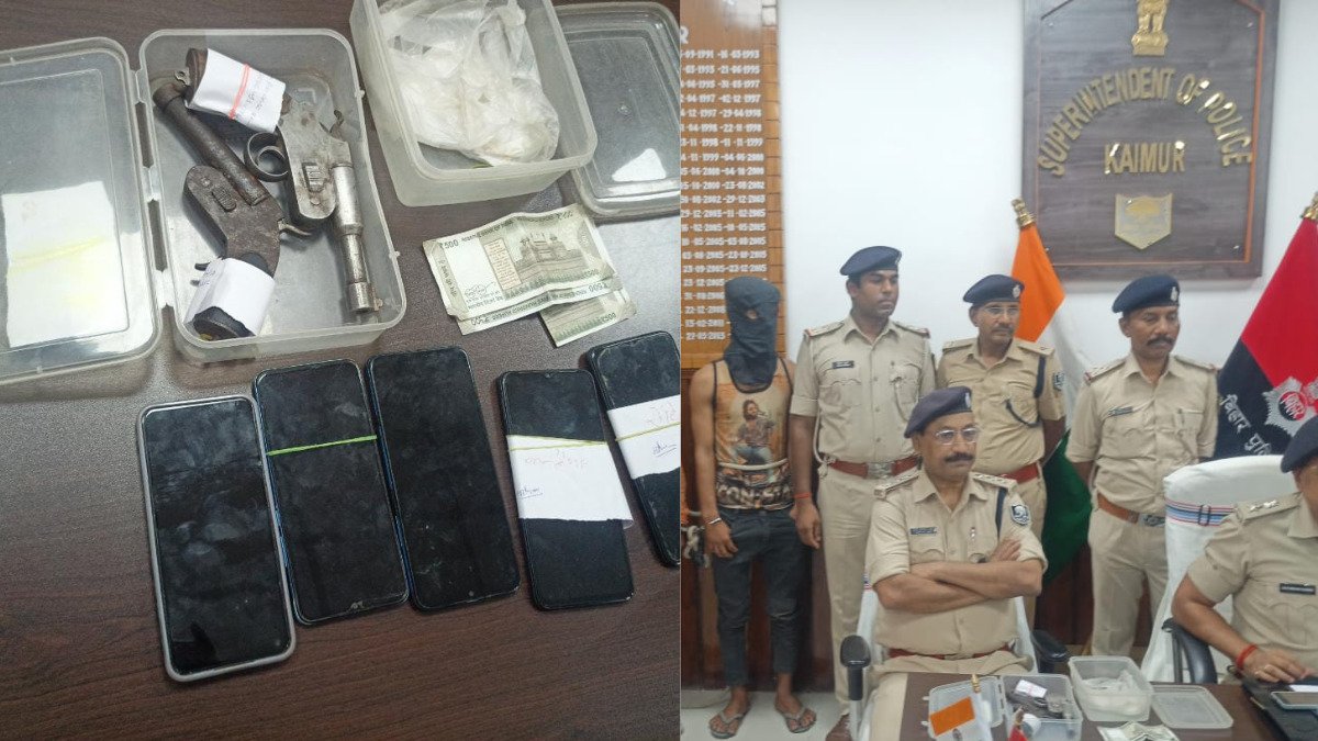 कैमूर रोहतास में लूट की घटना को अंजाम देने वाले लूट गिरोह का भंडाफोड़, 4 लोग गिरफ्तार!