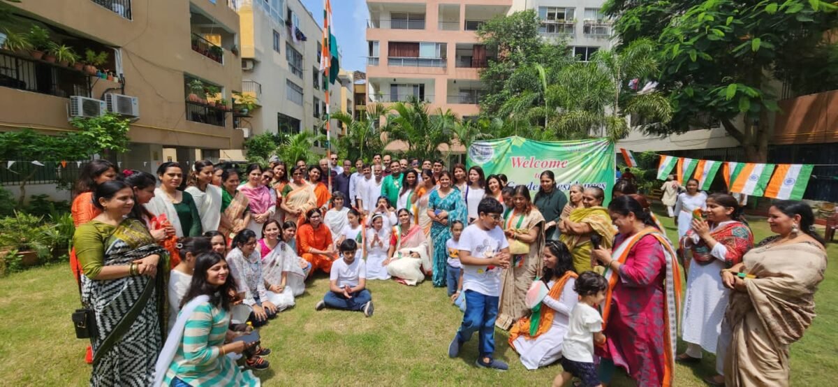 प्लास्टिक रहित वातावरण के थीम के साथ मनाया गया 77वाँ स्वतंत्रता दिवस समारोह