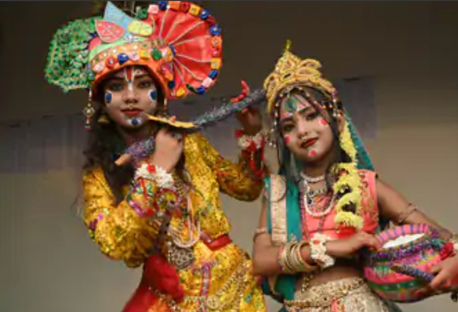बाल कृष्ण सज्जा के विजेता बने पीयूष, अन्वी व आराध्या